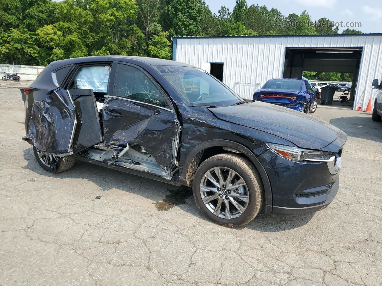 2019 Mazda Cx-5 Signature Blue vin: JM3KFBEY0K0517102