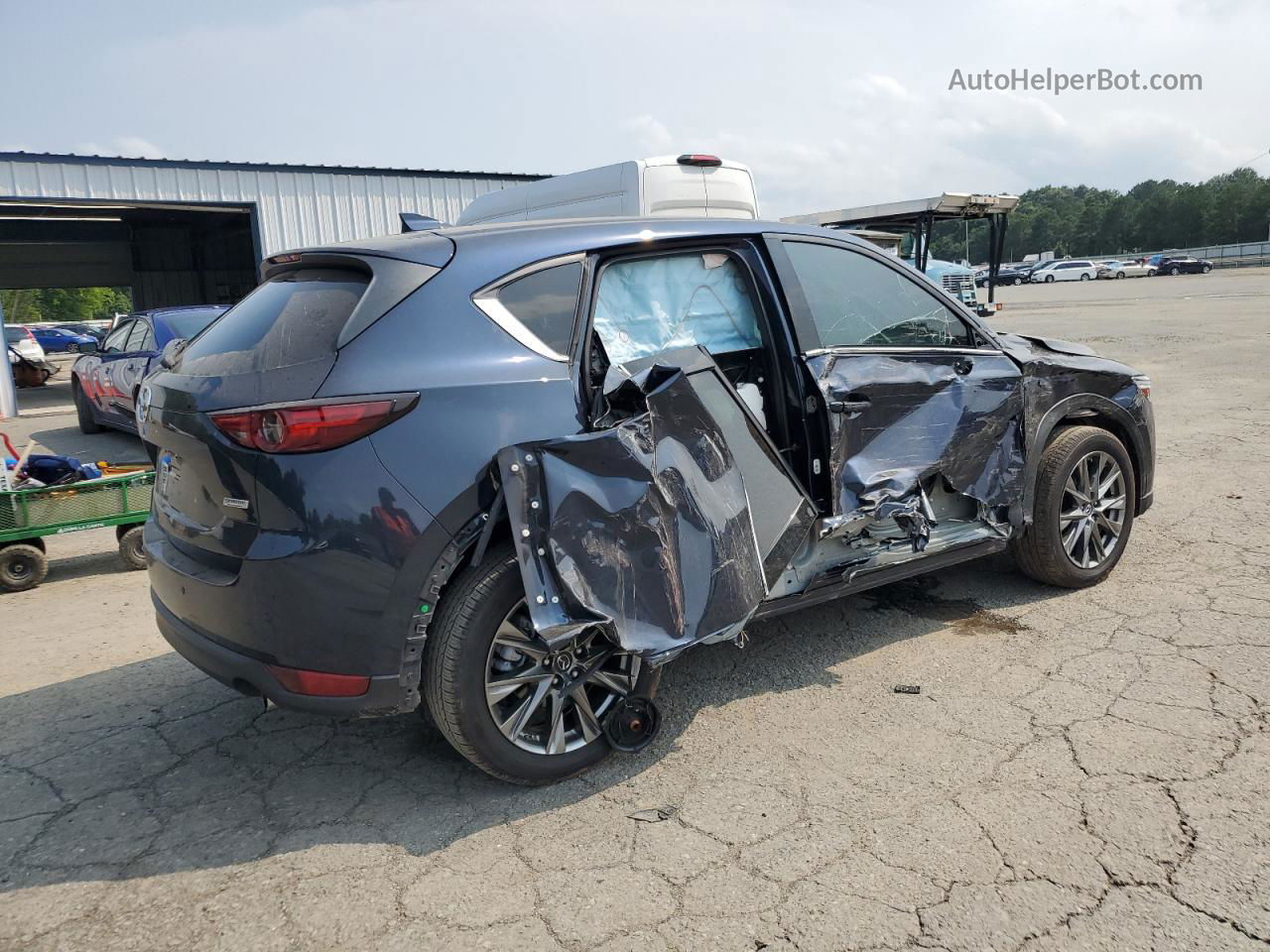 2019 Mazda Cx-5 Signature Синий vin: JM3KFBEY0K0517102