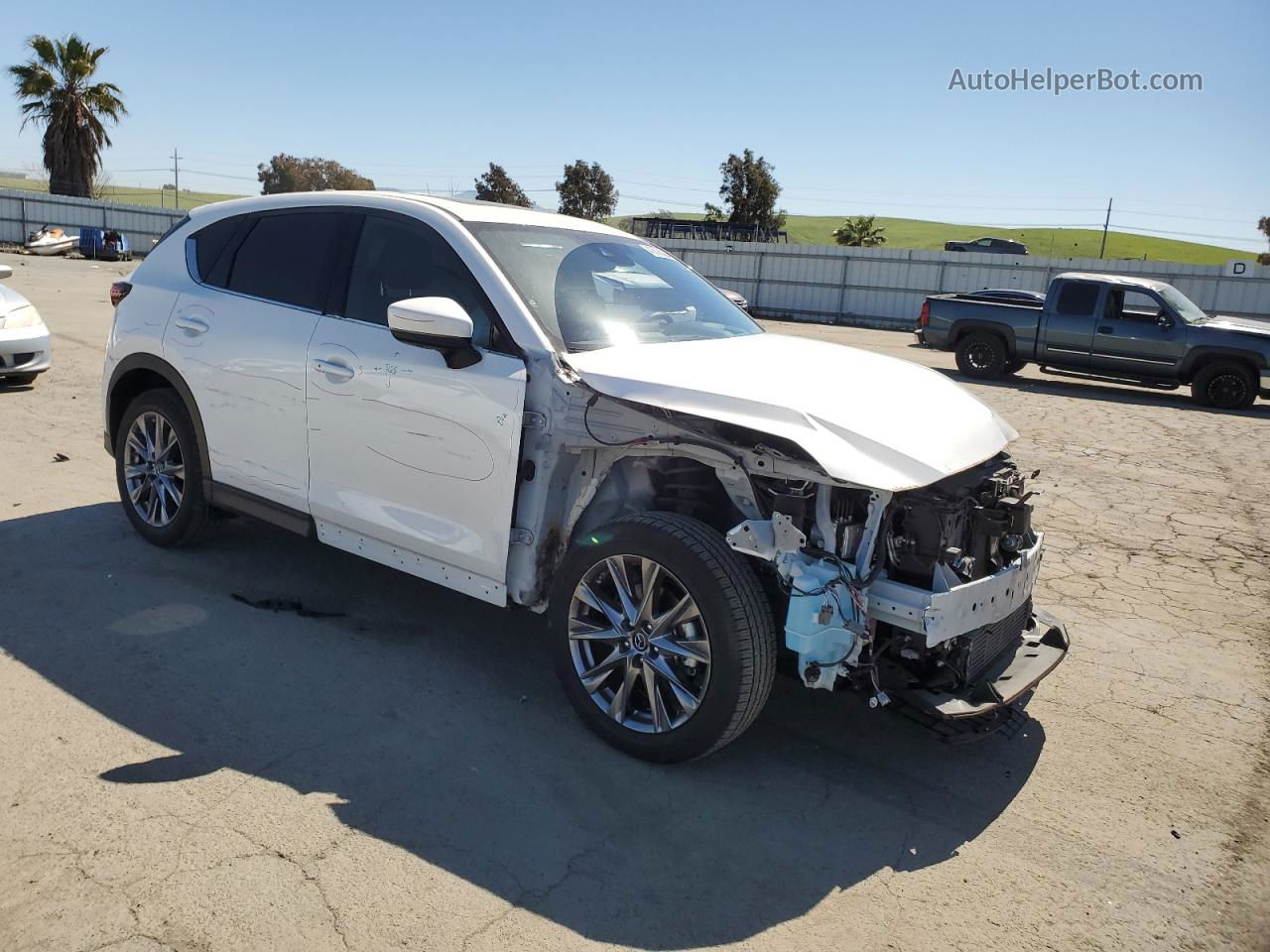 2019 Mazda Cx-5 Signature White vin: JM3KFBEY0K0606202