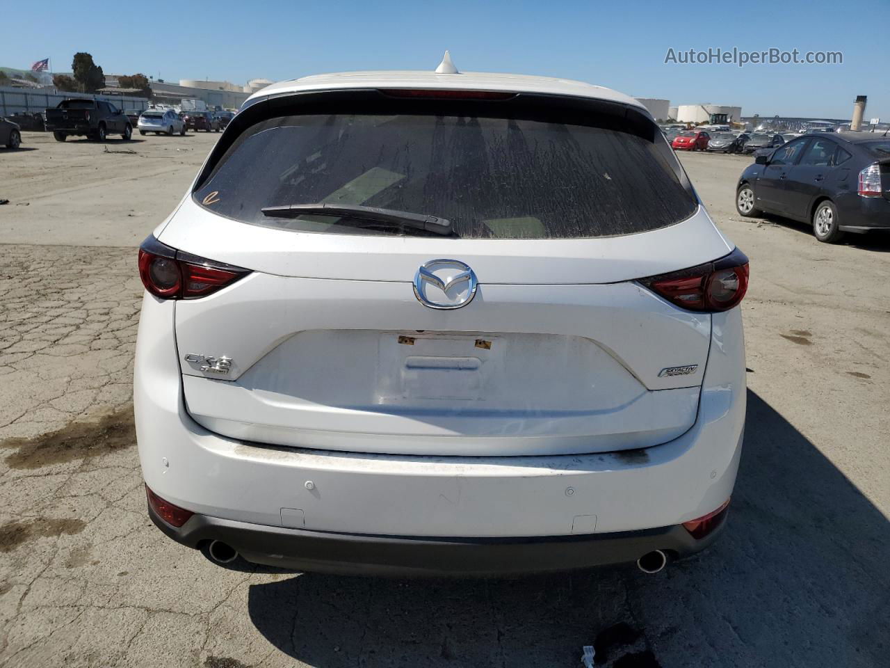 2019 Mazda Cx-5 Signature White vin: JM3KFBEY0K0606202