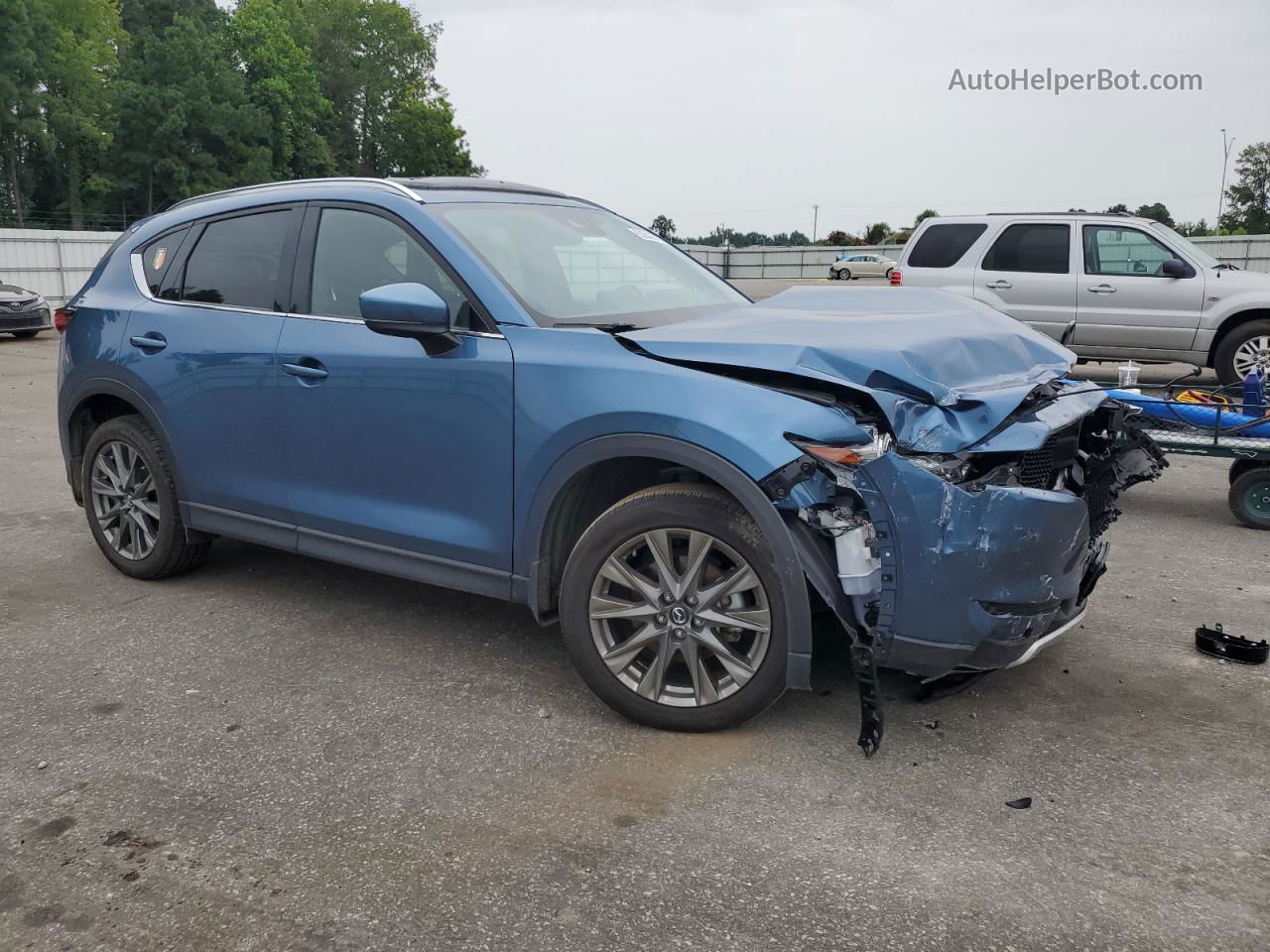 2021 Mazda Cx-5 Signature Синий vin: JM3KFBEY0M0319669