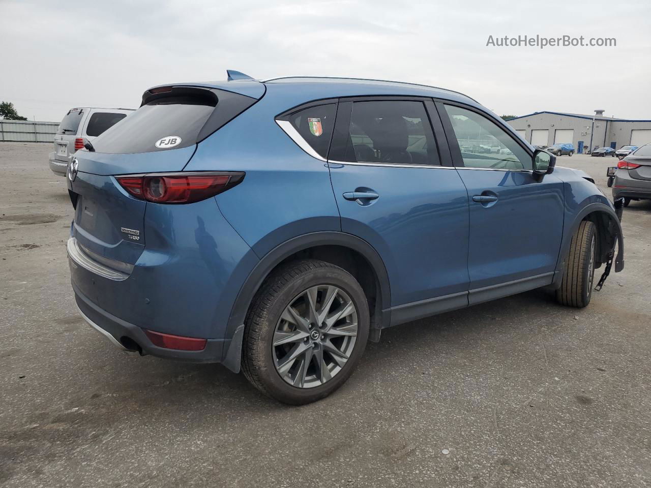 2021 Mazda Cx-5 Signature Синий vin: JM3KFBEY0M0319669