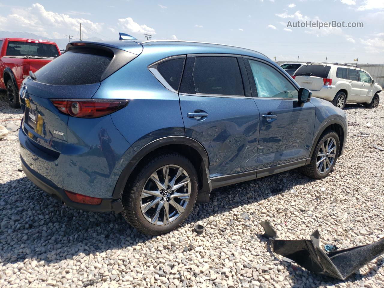 2019 Mazda Cx-5 Signature Blue vin: JM3KFBEY1K0594061