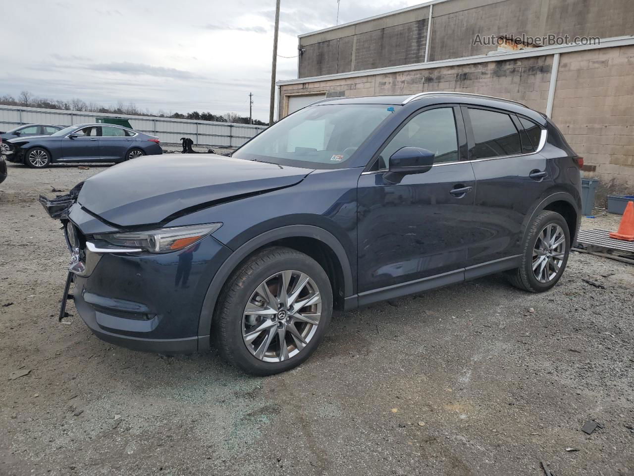 2021 Mazda Cx-5 Signature Blue vin: JM3KFBEY1M0390816