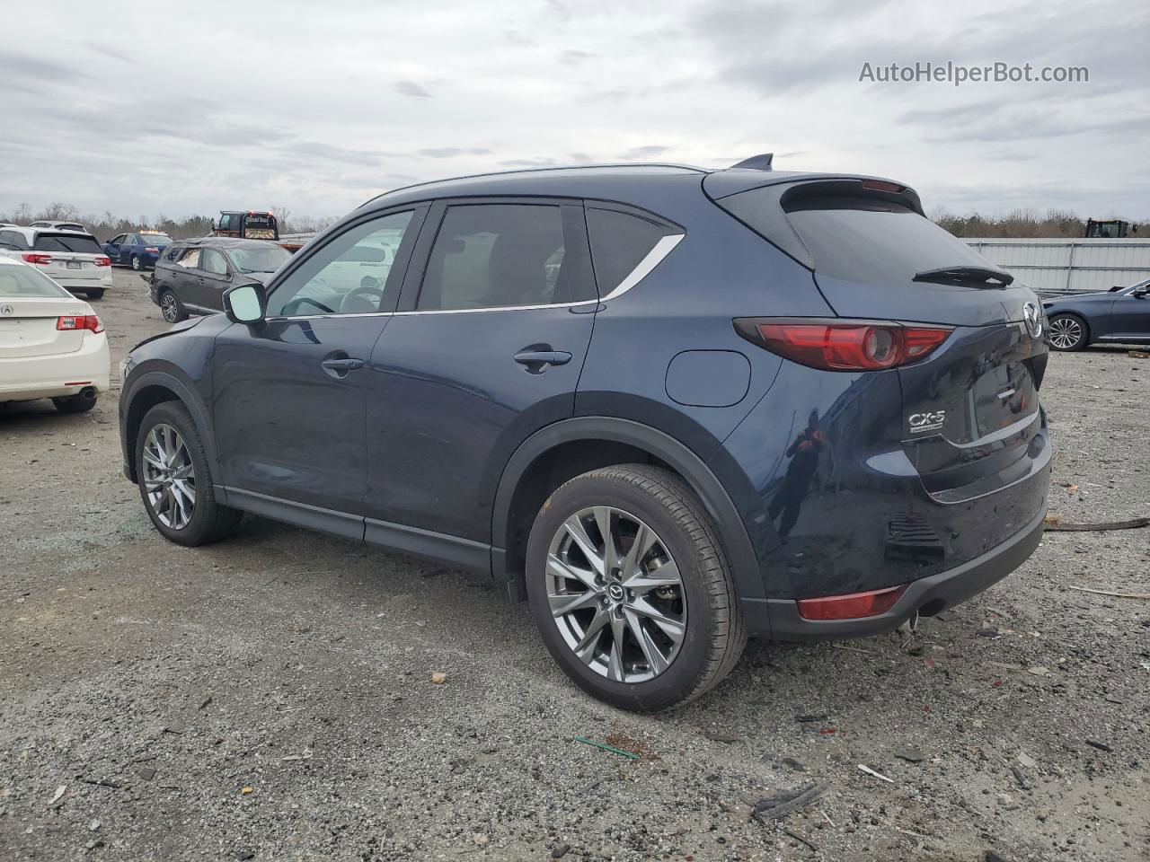 2021 Mazda Cx-5 Signature Blue vin: JM3KFBEY1M0390816