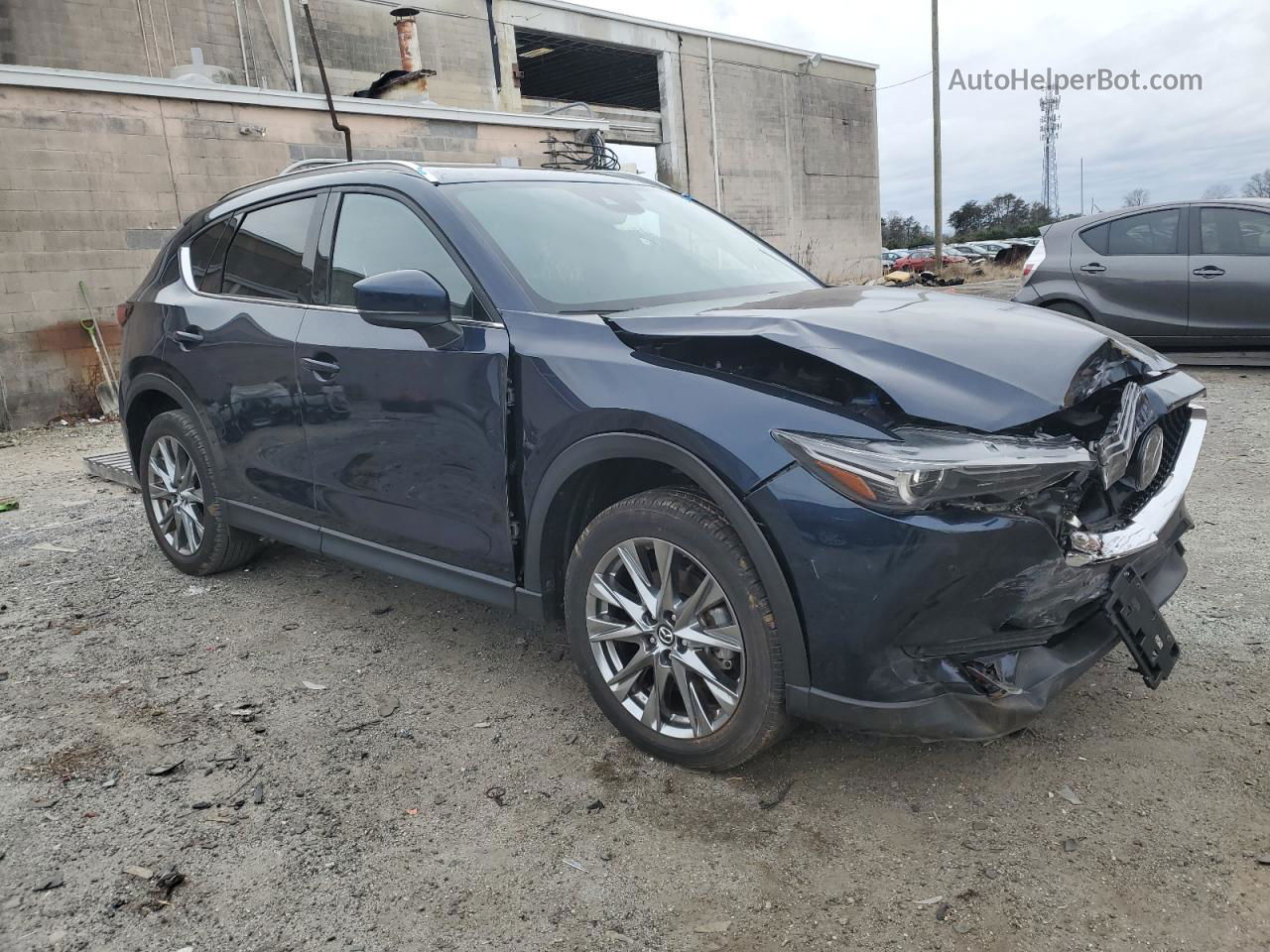 2021 Mazda Cx-5 Signature Blue vin: JM3KFBEY1M0390816