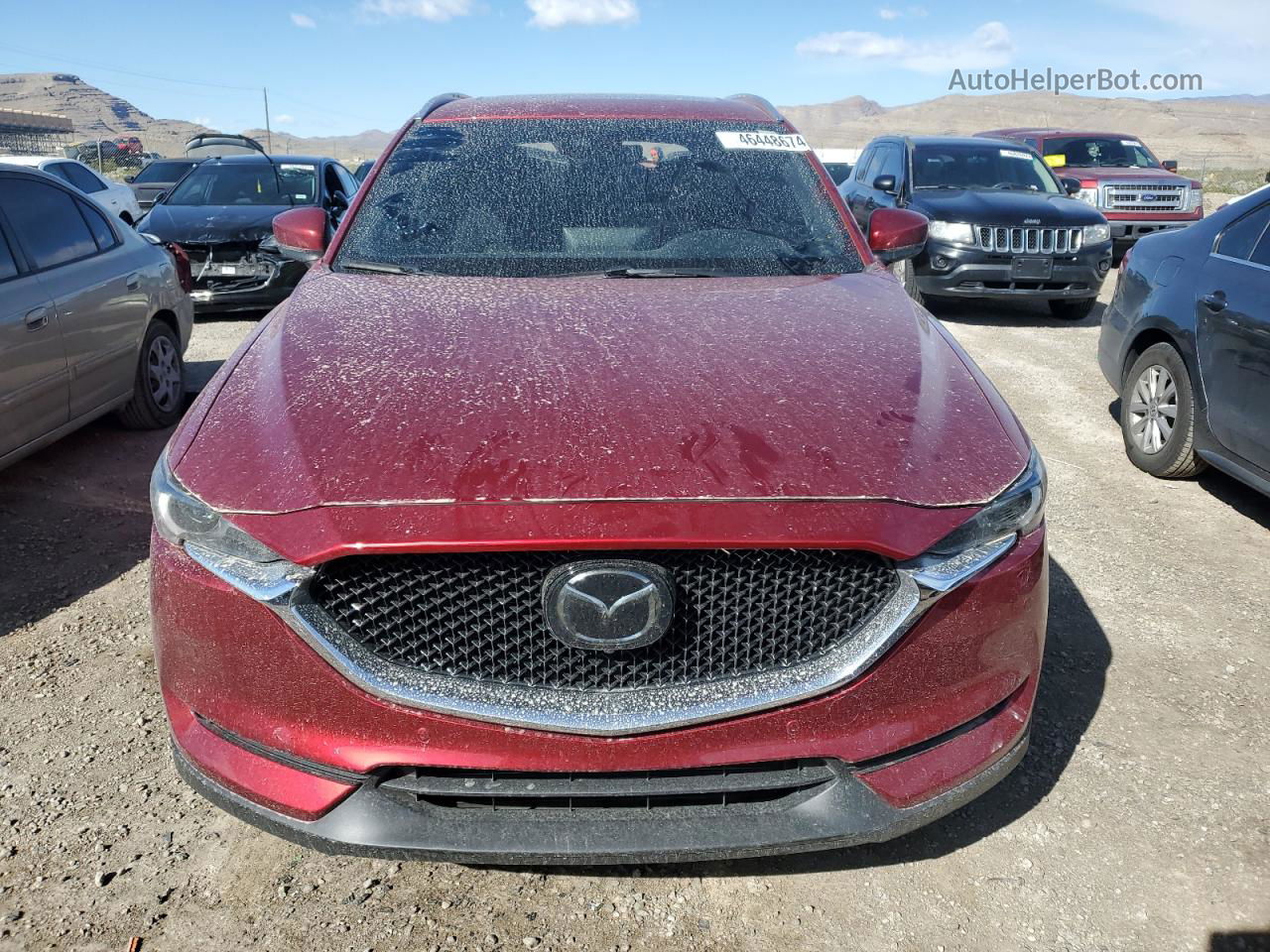 2021 Mazda Cx-5 Signature Red vin: JM3KFBEY1M0436998