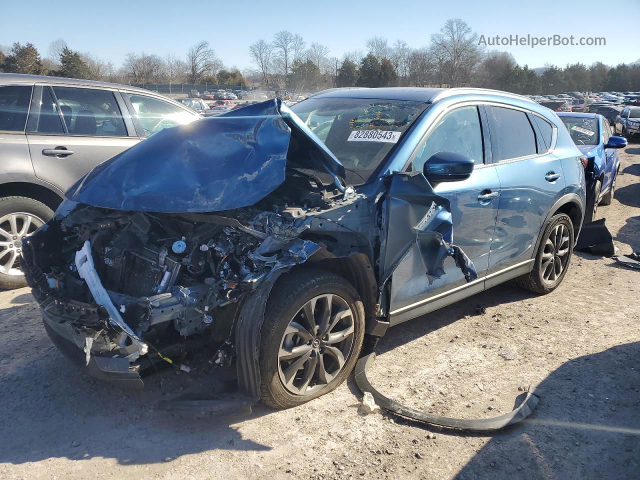 2019 Mazda Cx-5 Signature Blue vin: JM3KFBEY2K0691138