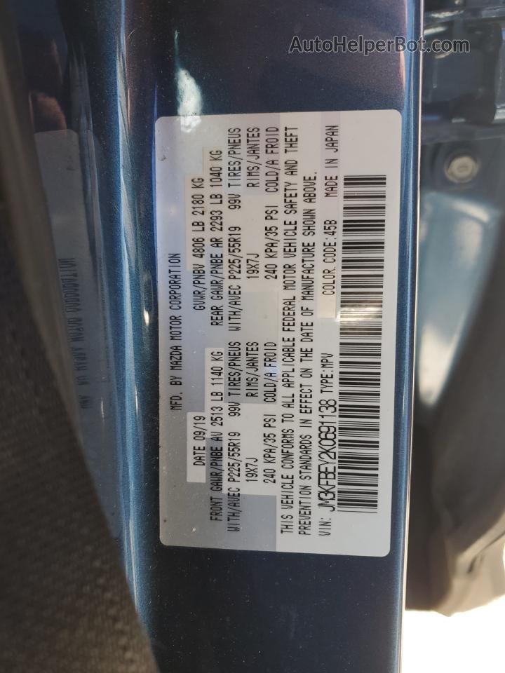 2019 Mazda Cx-5 Signature Blue vin: JM3KFBEY2K0691138