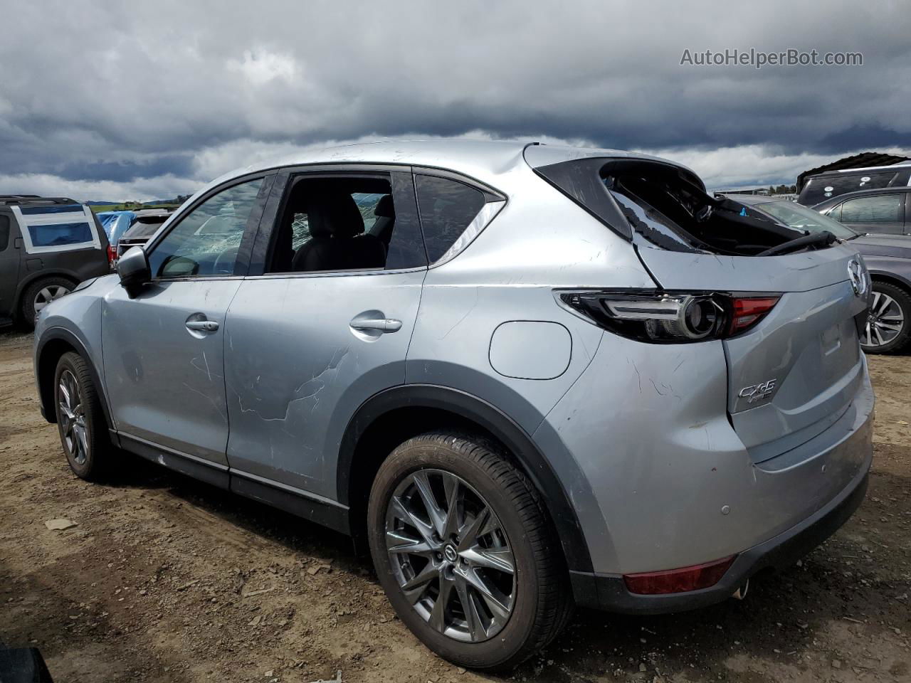 2019 Mazda Cx-5 Signature Gray vin: JM3KFBEY3K0572479