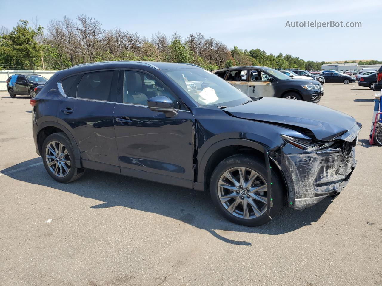 2021 Mazda Cx-5 Signature Blue vin: JM3KFBEY3M0432306