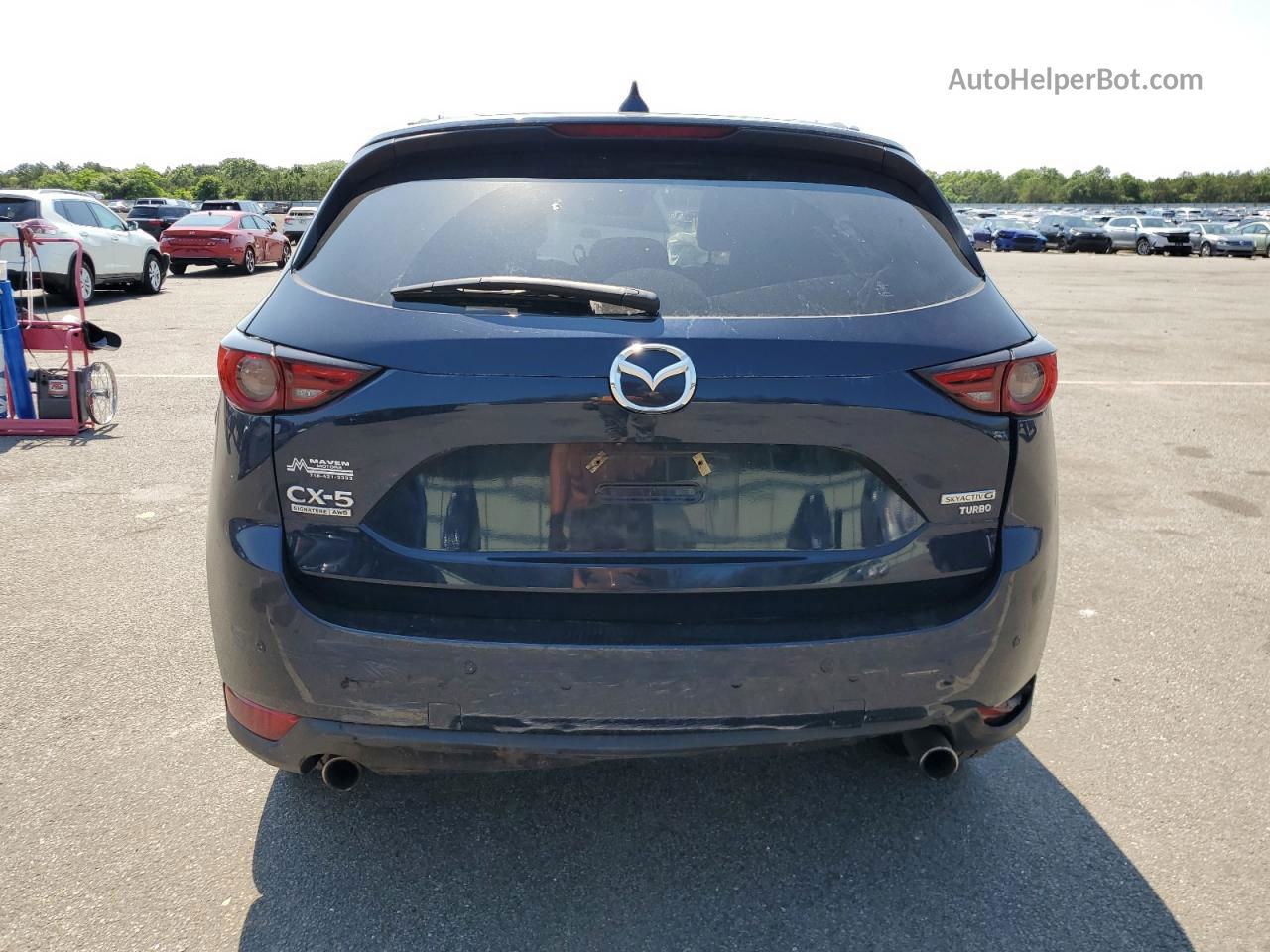 2021 Mazda Cx-5 Signature Синий vin: JM3KFBEY3M0432306