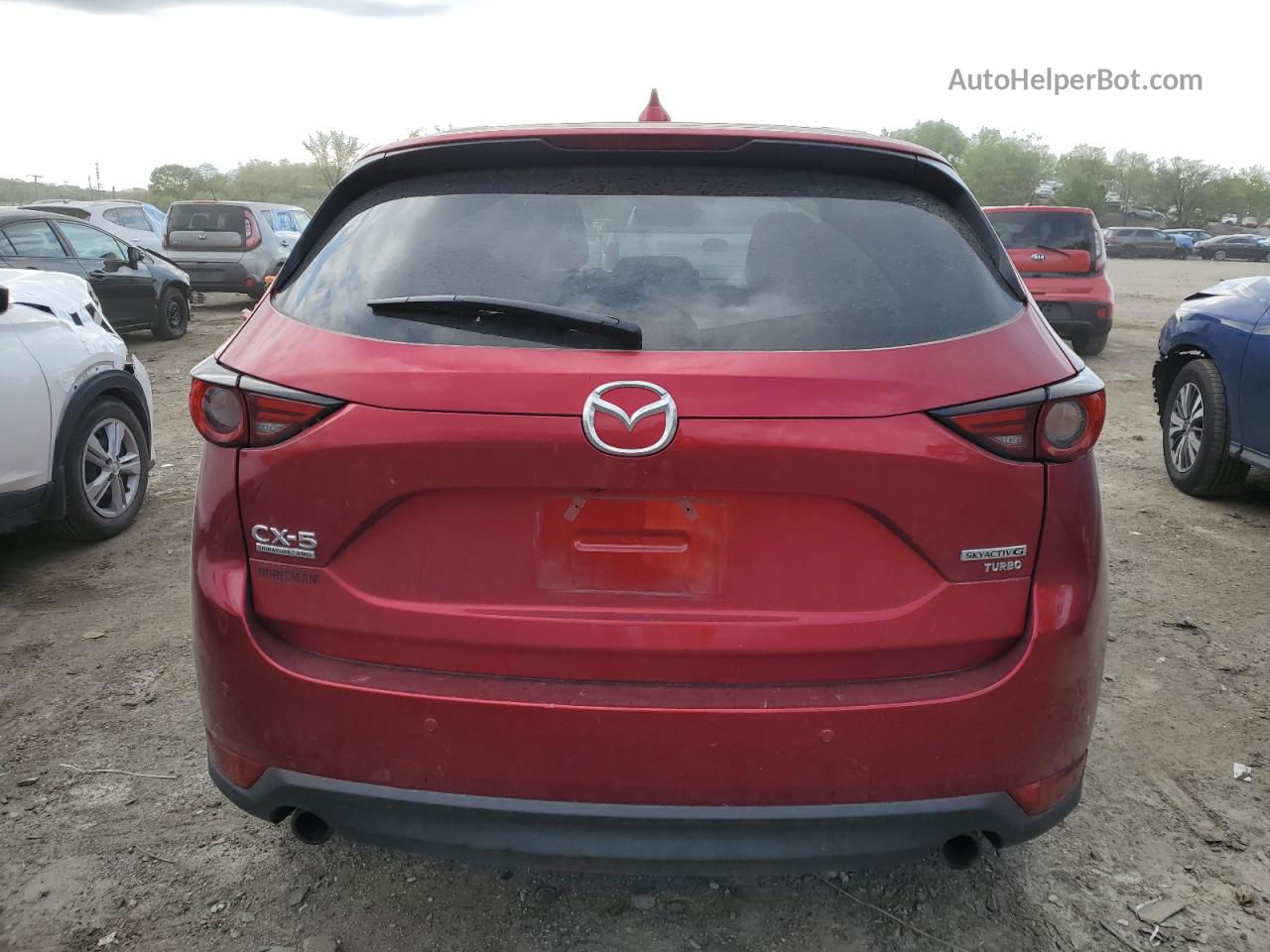 2021 Mazda Cx-5 Signature Красный vin: JM3KFBEY3M0475835