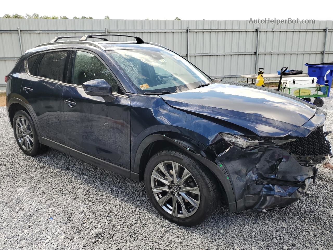 2019 Mazda Cx-5 Signature Blue vin: JM3KFBEY4K0571454