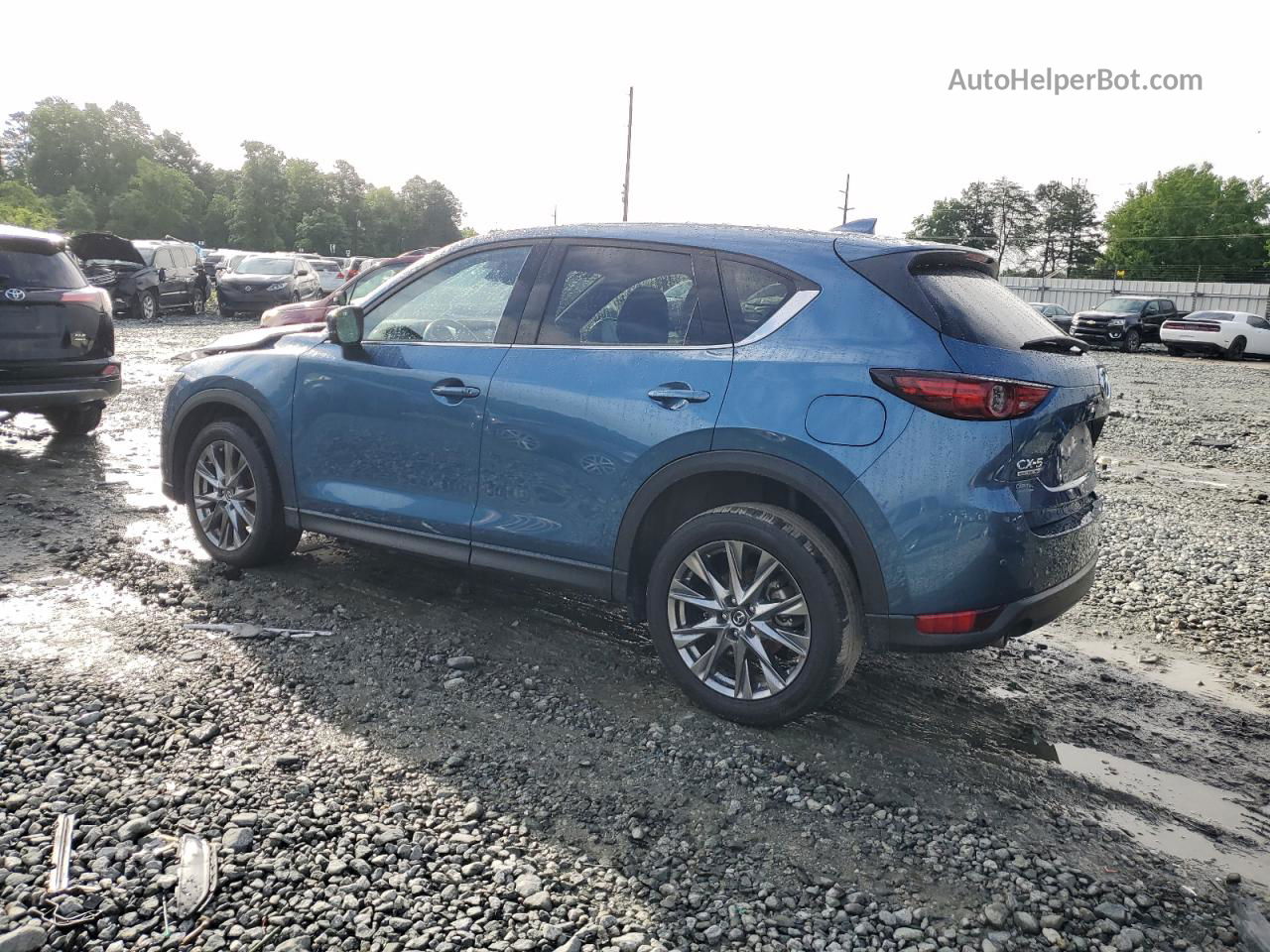 2021 Mazda Cx-5 Signature Blue vin: JM3KFBEY4M0329346