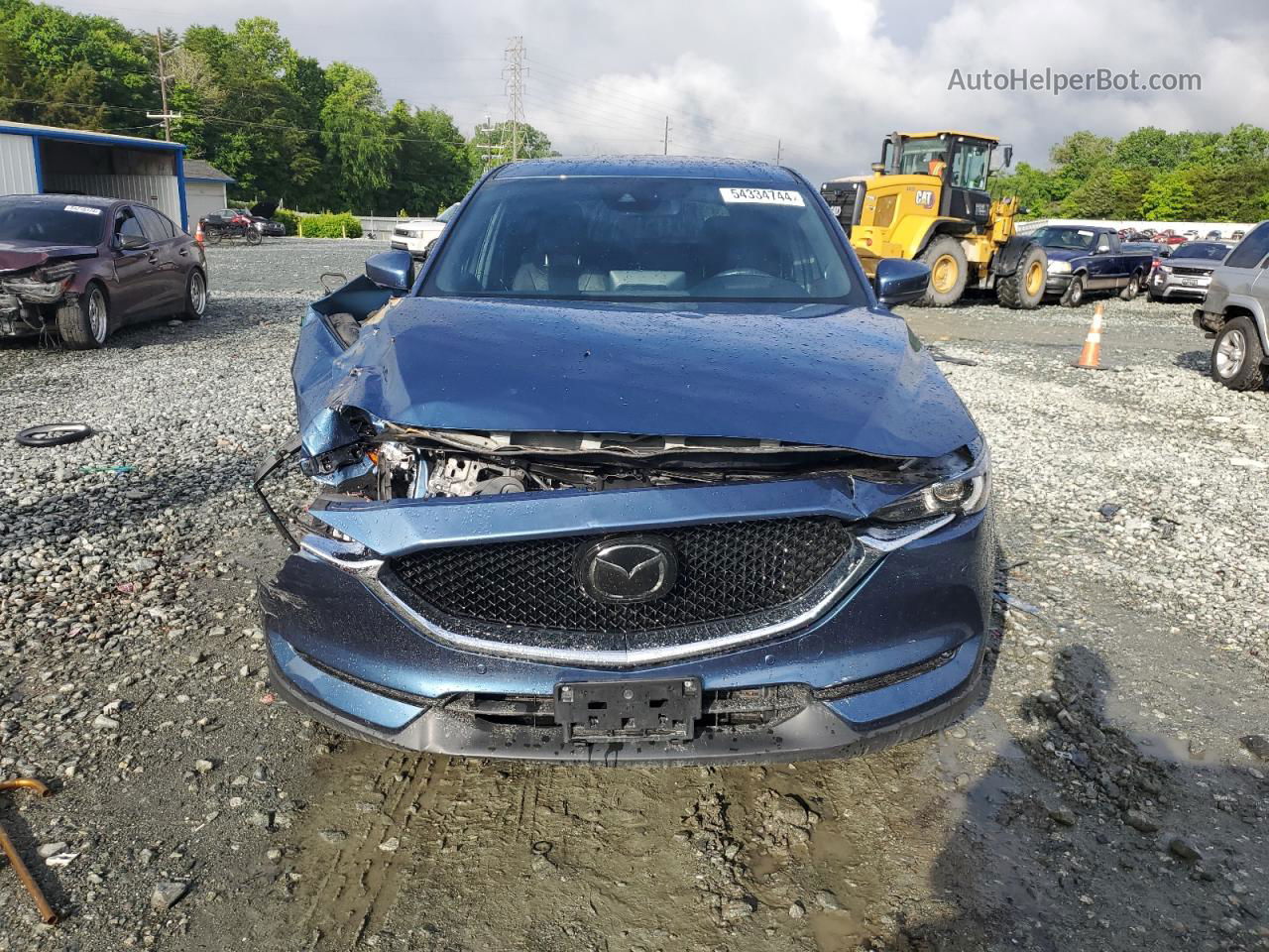 2021 Mazda Cx-5 Signature Blue vin: JM3KFBEY4M0329346