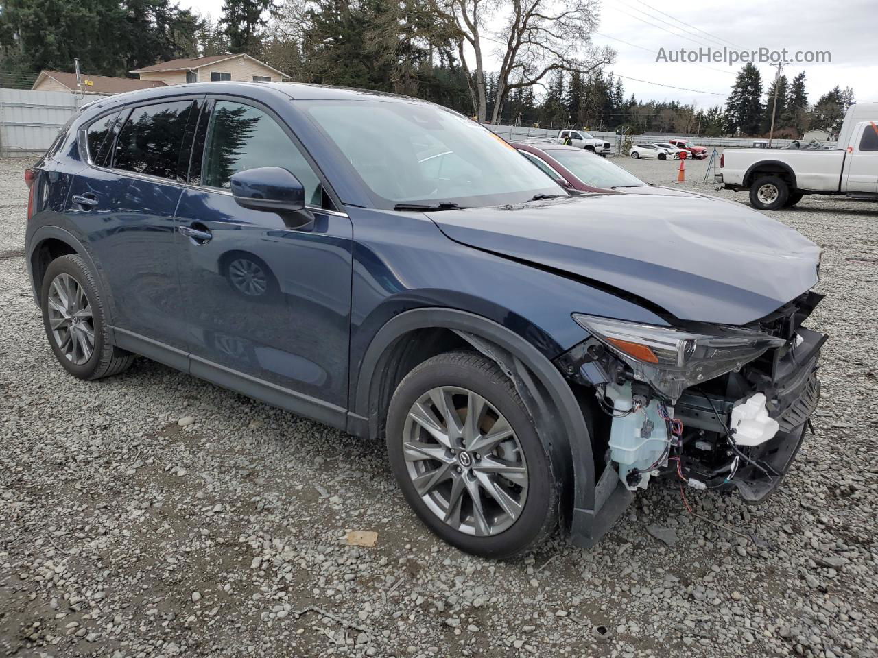 2019 Mazda Cx-5 Signature Blue vin: JM3KFBEY5K0630818