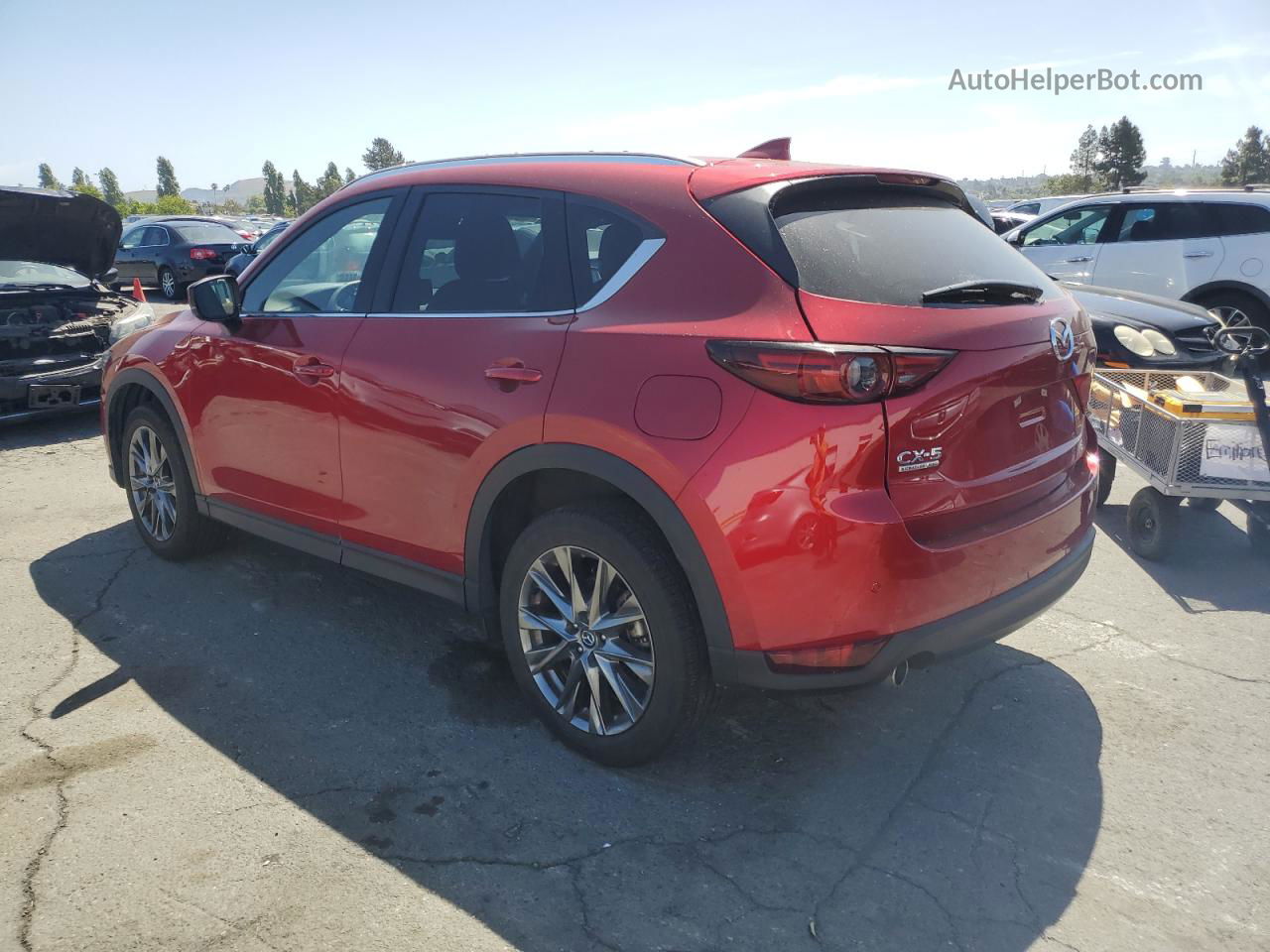 2021 Mazda Cx-5 Signature Red vin: JM3KFBEY6M0302956