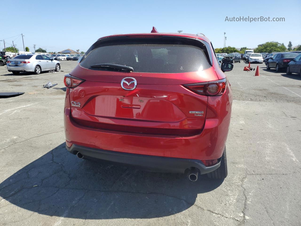 2021 Mazda Cx-5 Signature Red vin: JM3KFBEY6M0302956