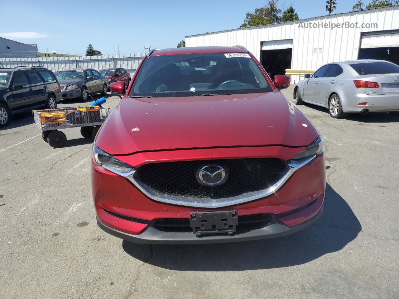 2021 Mazda Cx-5 Signature Red vin: JM3KFBEY6M0302956