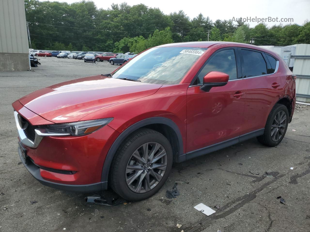 2021 Mazda Cx-5 Signature Red vin: JM3KFBEY6M0331857