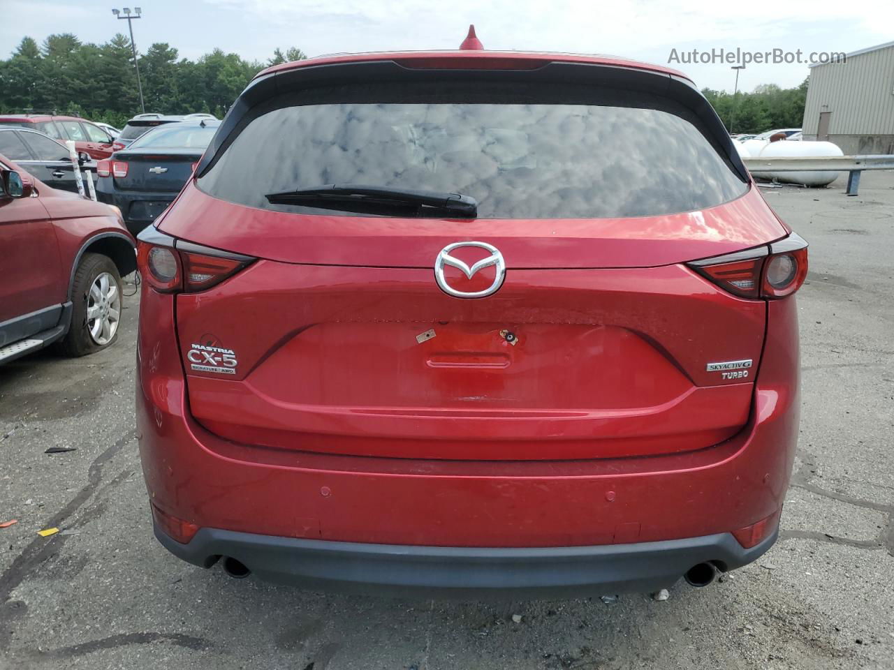 2021 Mazda Cx-5 Signature Red vin: JM3KFBEY6M0331857