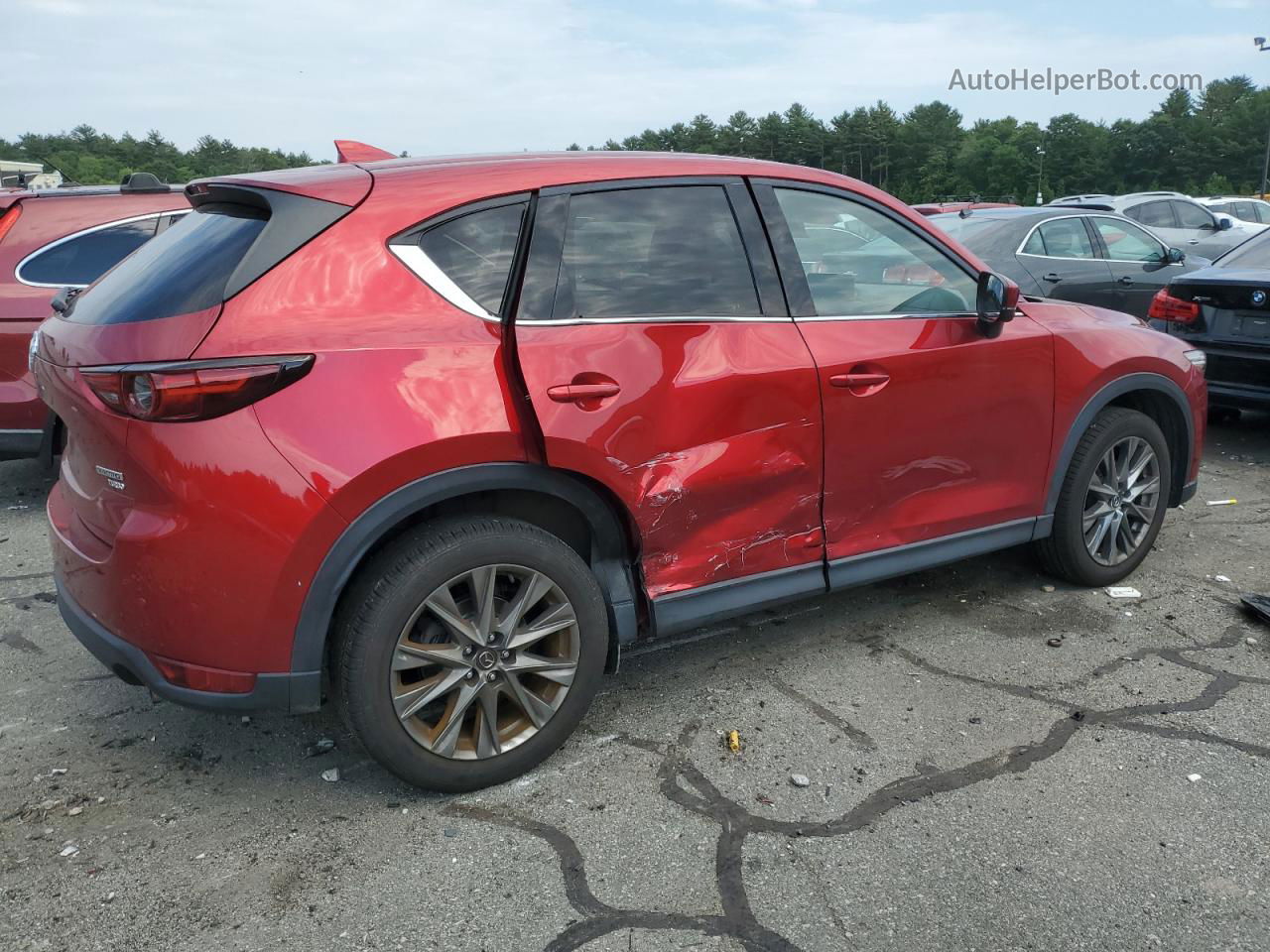 2021 Mazda Cx-5 Signature Red vin: JM3KFBEY6M0331857