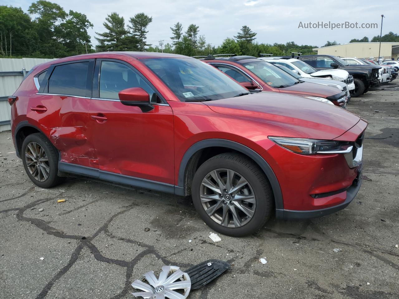 2021 Mazda Cx-5 Signature Red vin: JM3KFBEY6M0331857