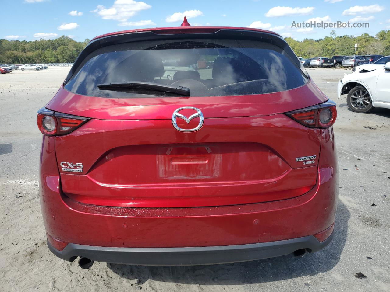 2021 Mazda Cx-5 Signature Красный vin: JM3KFBEY7M0475692