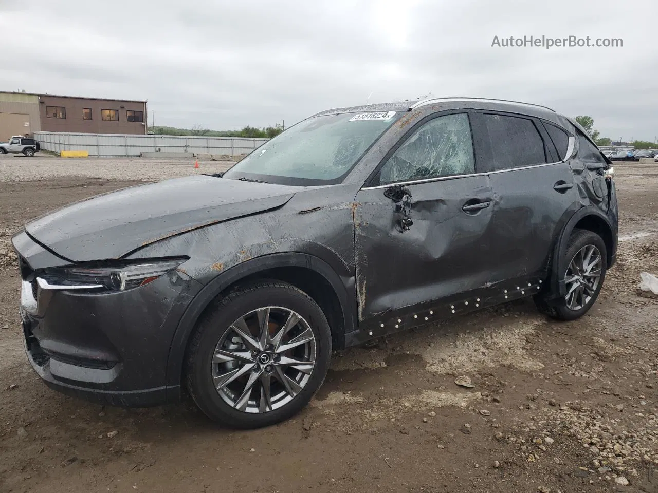 2021 Mazda Cx-5 Signature Gray vin: JM3KFBEY9M0411833