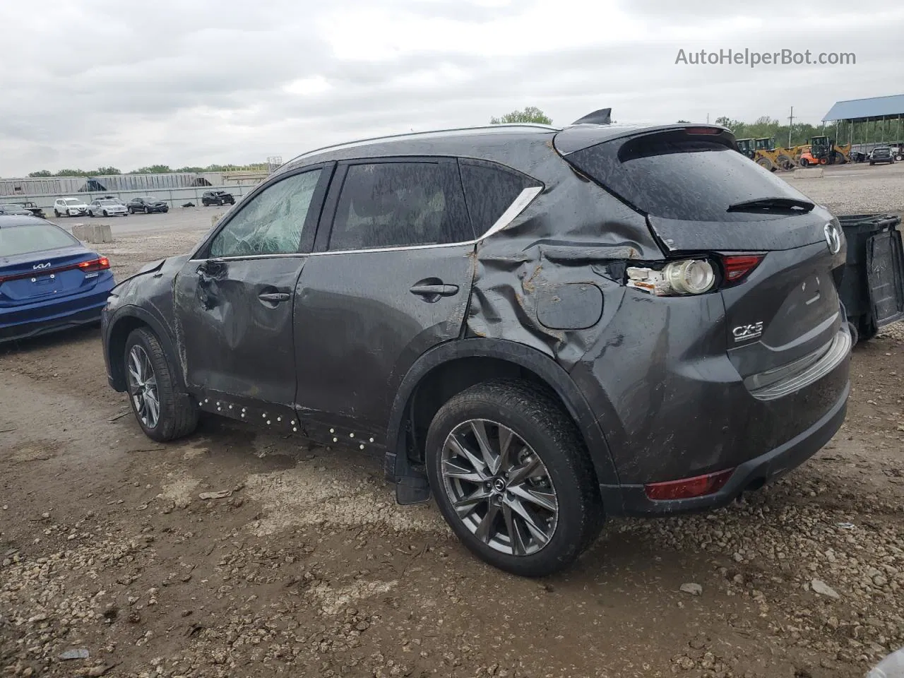 2021 Mazda Cx-5 Signature Gray vin: JM3KFBEY9M0411833