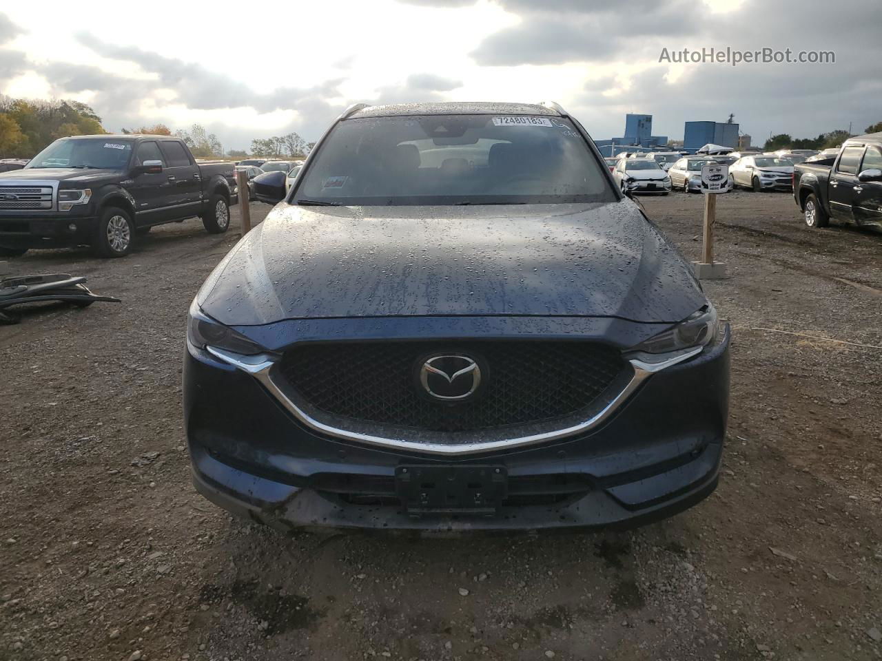 2021 Mazda Cx-5 Signature Blue vin: JM3KFBEY9M0436375