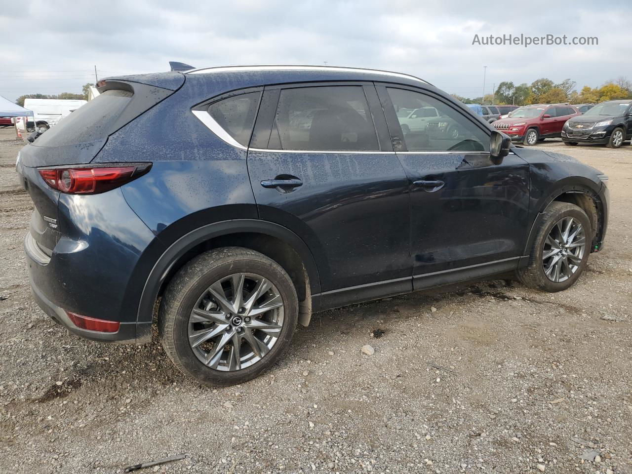 2021 Mazda Cx-5 Signature Blue vin: JM3KFBEY9M0436375