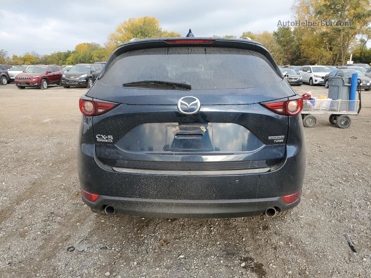 2021 Mazda Cx-5 Signature Blue vin: JM3KFBEY9M0436375