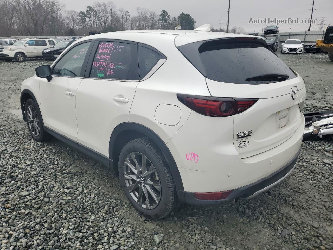 2021 Mazda Cx-5 Signature White vin: JM3KFBEY9M0454410