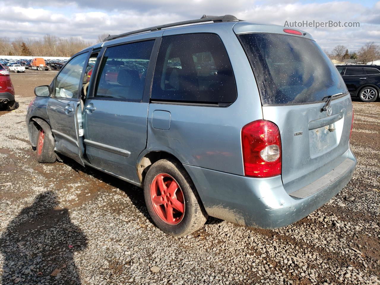 2003 Mazda Mpv Wagon Turquoise vin: JM3LW28A230364520