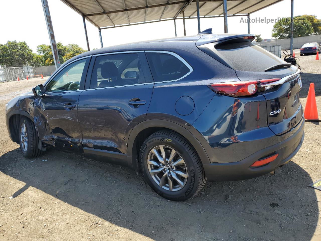 2018 Mazda Cx-9 Sport Blue vin: JM3TCABY2J0206684