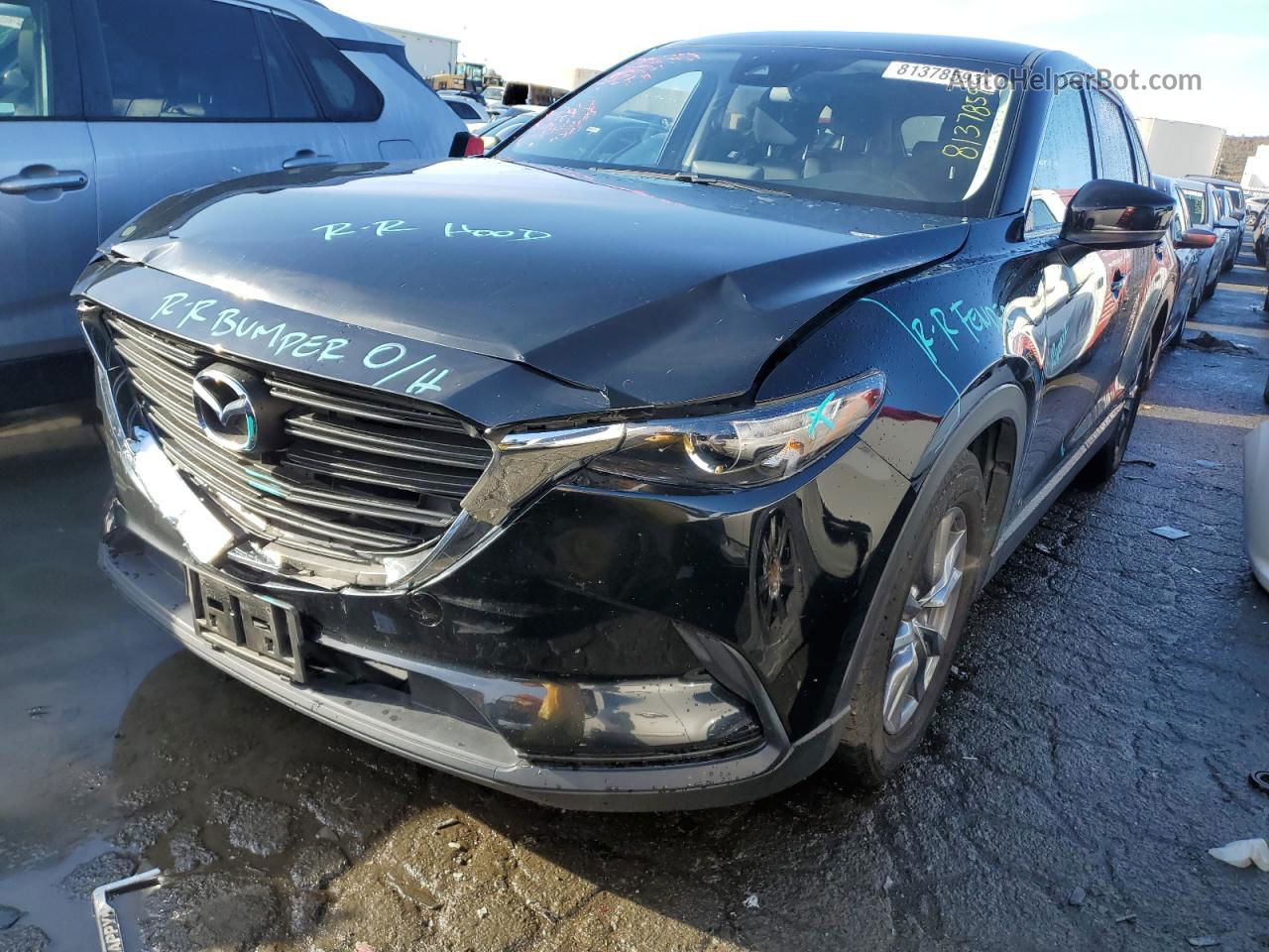 2018 Mazda Cx-9 Sport Black vin: JM3TCABY2J0206829