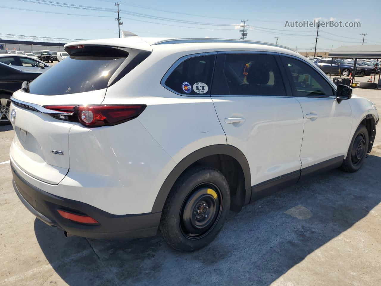 2018 Mazda Cx-9 Sport White vin: JM3TCABY3J0206225