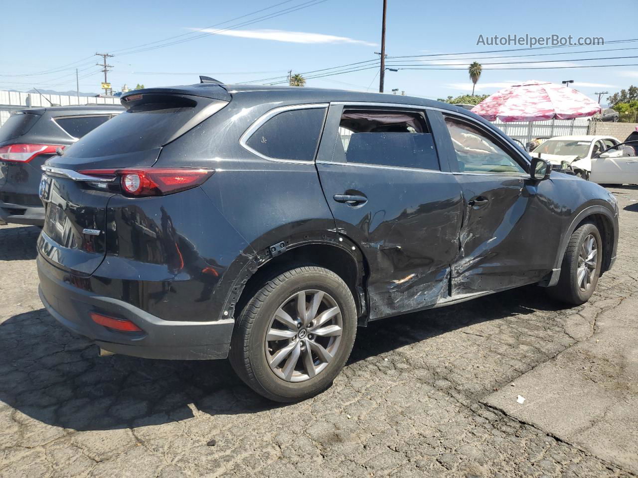 2018 Mazda Cx-9 Sport Black vin: JM3TCABY3J0231805