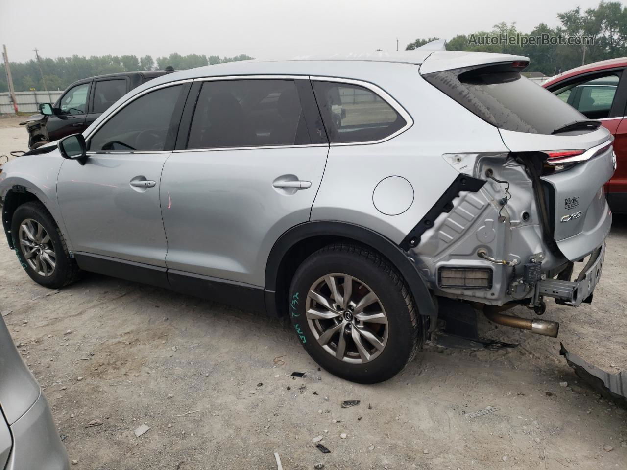 2018 Mazda Cx-9 Touring Silver vin: JM3TCACY0J0224616