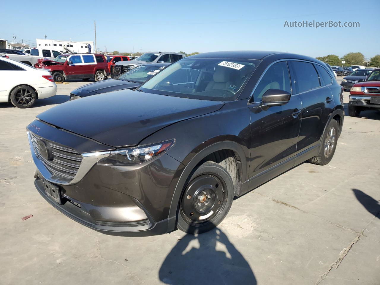 2018 Mazda Cx-9 Touring Gray vin: JM3TCACY1J0208960