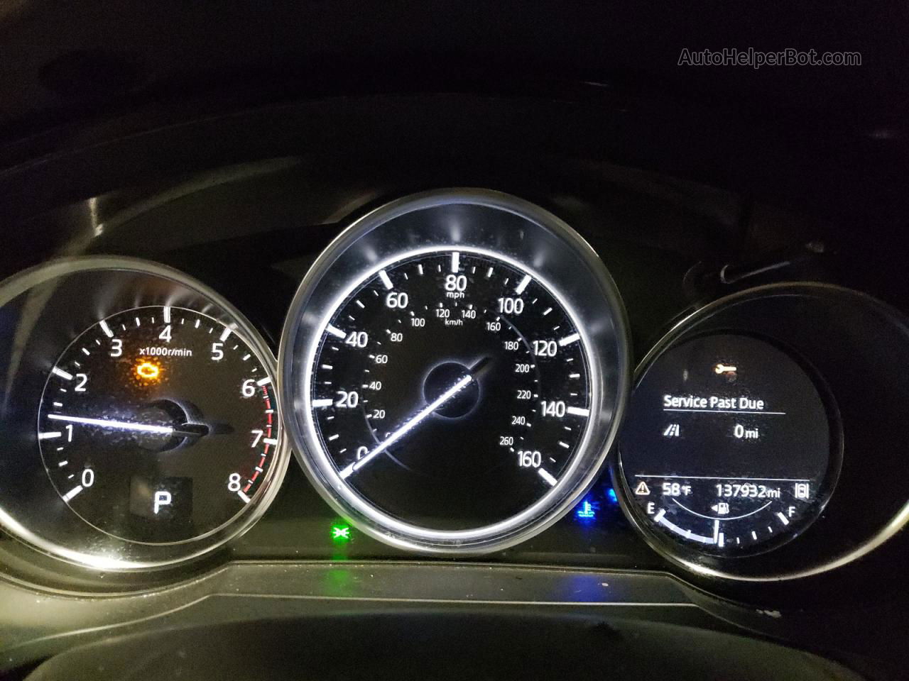 2018 Mazda Cx-9 Touring Серебряный vin: JM3TCACY1J0219232