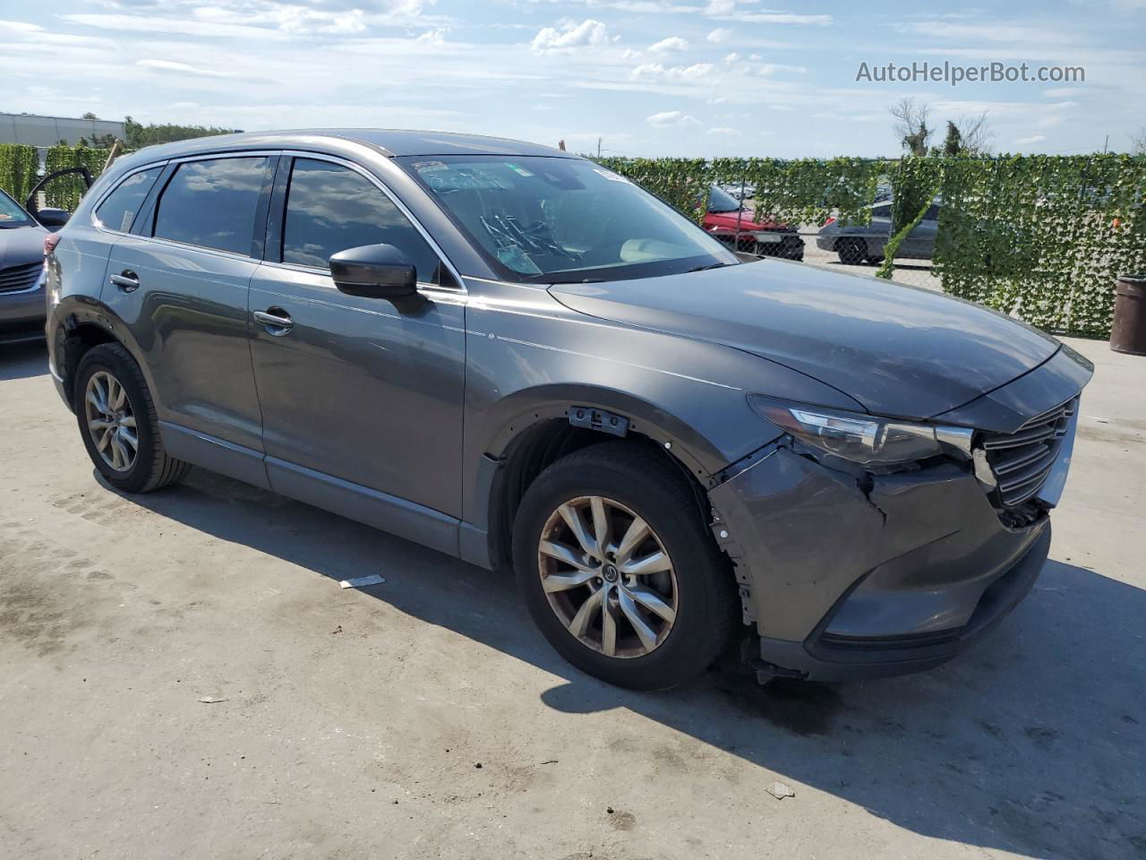 2018 Mazda Cx-9 Touring Gray vin: JM3TCACY2J0210359