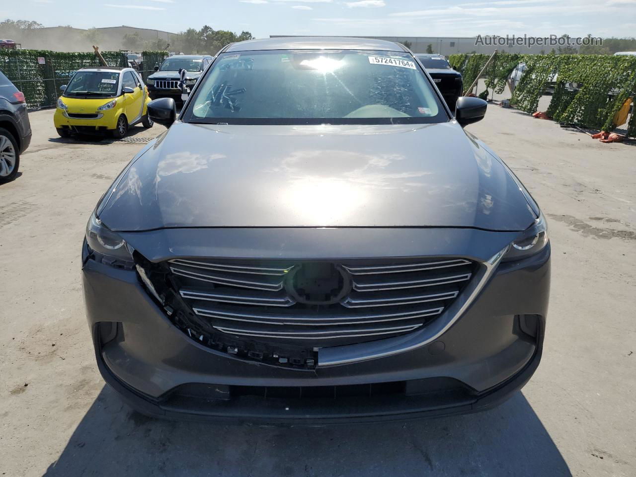 2018 Mazda Cx-9 Touring Gray vin: JM3TCACY2J0210359