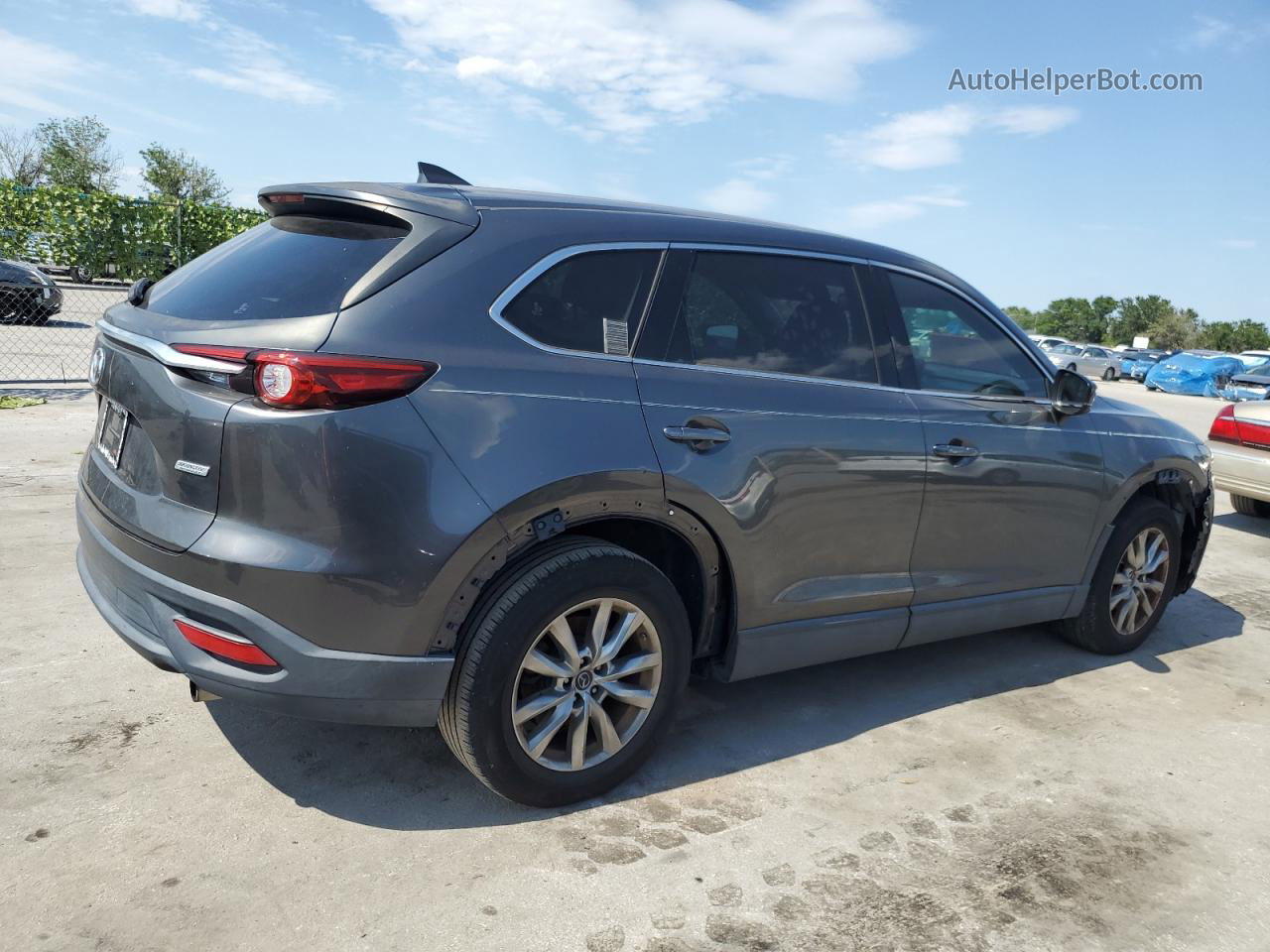 2018 Mazda Cx-9 Touring Gray vin: JM3TCACY2J0210359