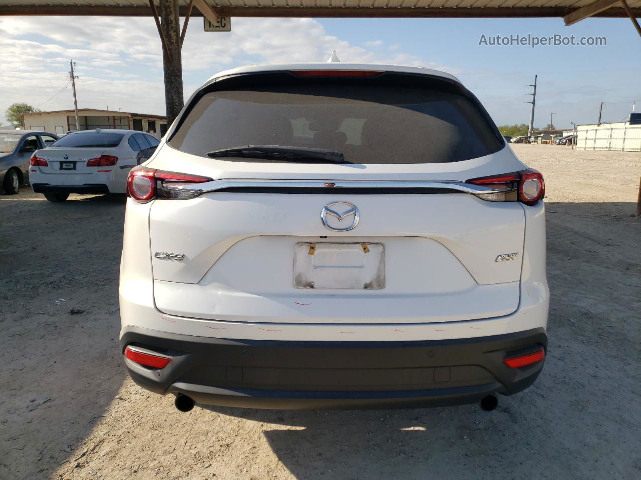 2018 Mazda Cx-9 Touring White vin: JM3TCACY3J0225064