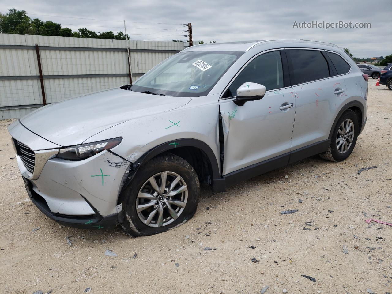 2018 Mazda Cx-9 Touring Silver vin: JM3TCACY3J0229096