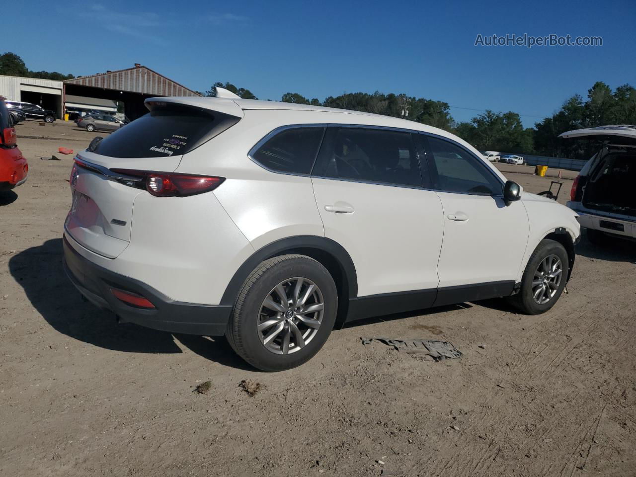 2018 Mazda Cx-9 Touring White vin: JM3TCACY5J0216639