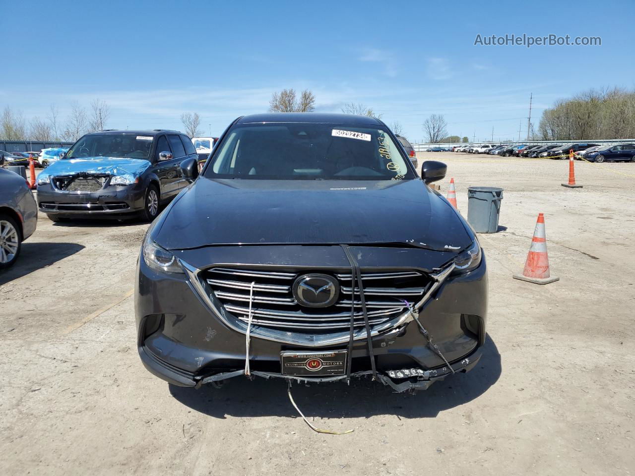 2018 Mazda Cx-9 Touring Gray vin: JM3TCACY5J0219153